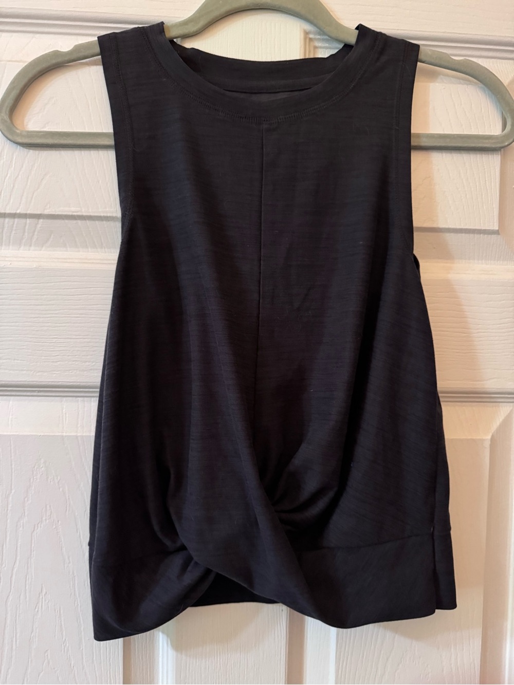 Old Navy Black Twist-Front Tank Top 4 FOR $20 SALE